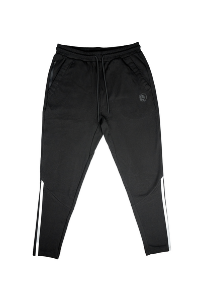 Men's Athletic Pants with Magnetic Zippers- Black